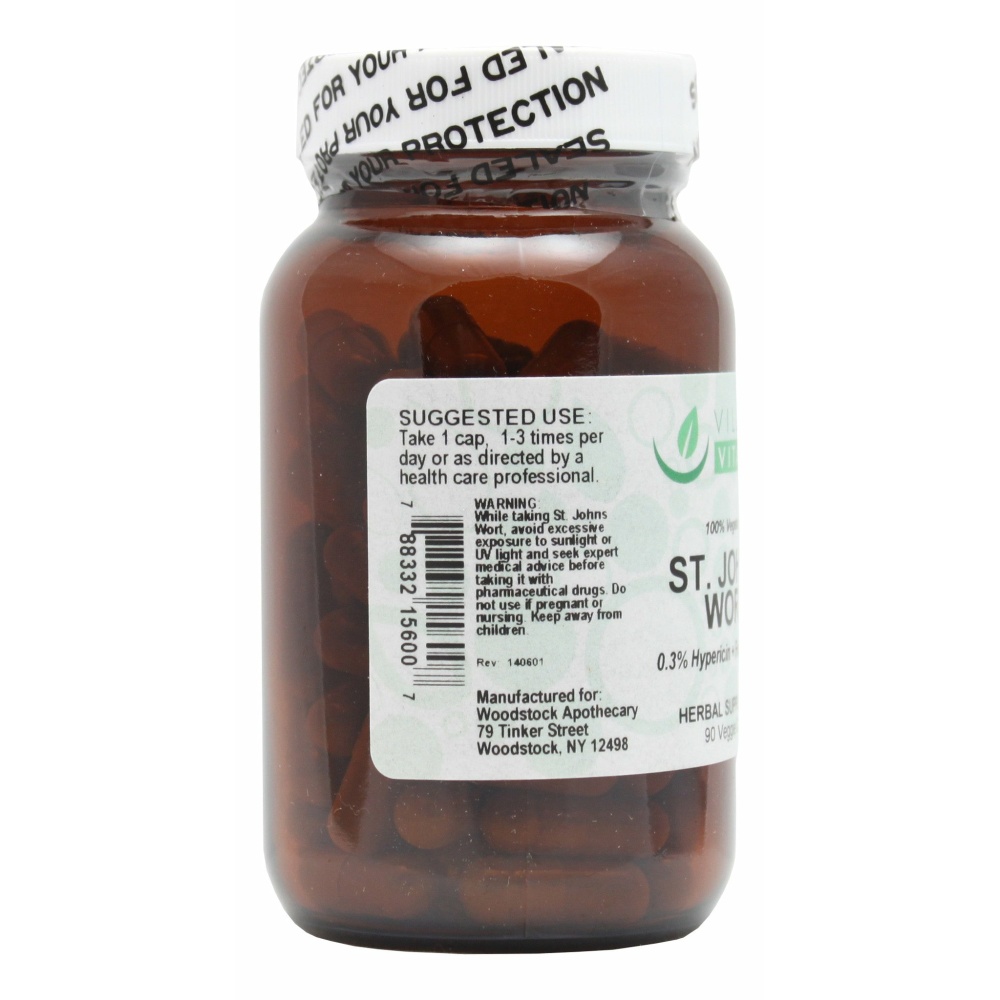 Village Vitality St. John's Wort - 90 Capsules Supplement Facts
