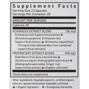 Gaia Quick Defense - 40 Capsules Supplement Facts