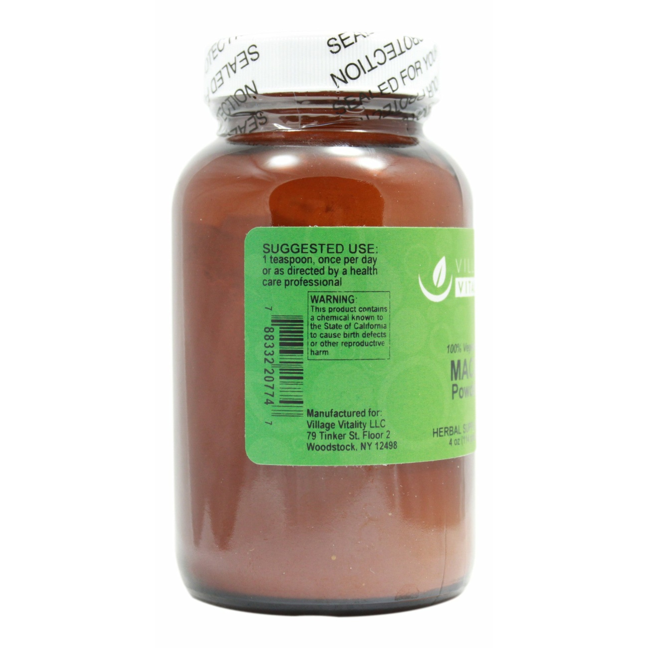 Maca Powder - 4 oz Info