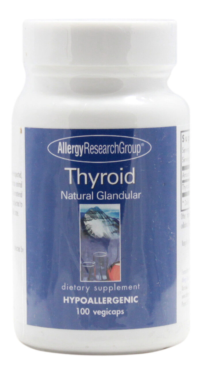 ARG - Thyroid Natural Glandular 40 mg - 100 Capsules