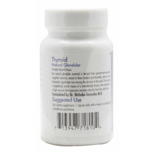 Thyroid Glandular - 100 Capsules - Info