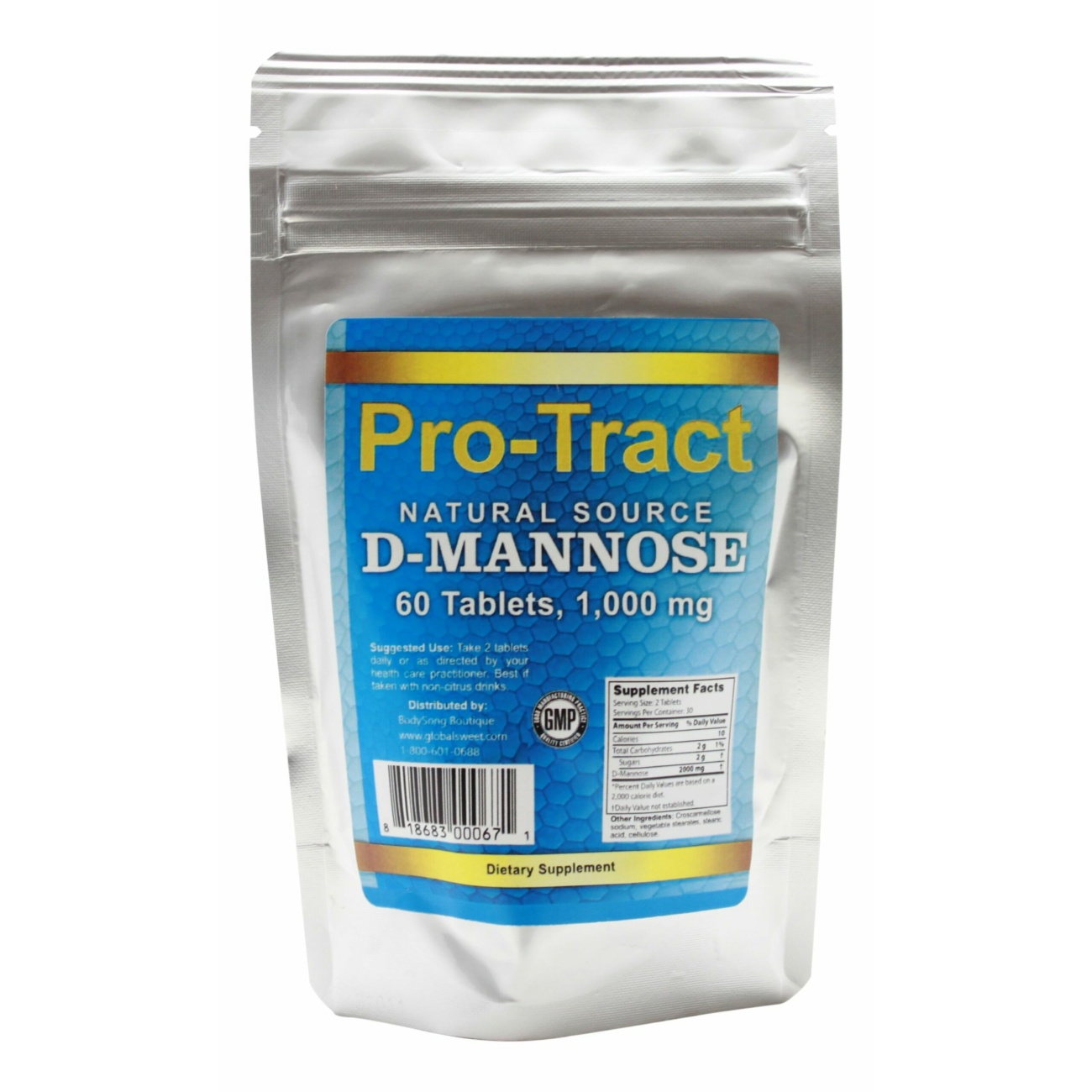 PRO-TRACT D-Mannose - 60 Tablets