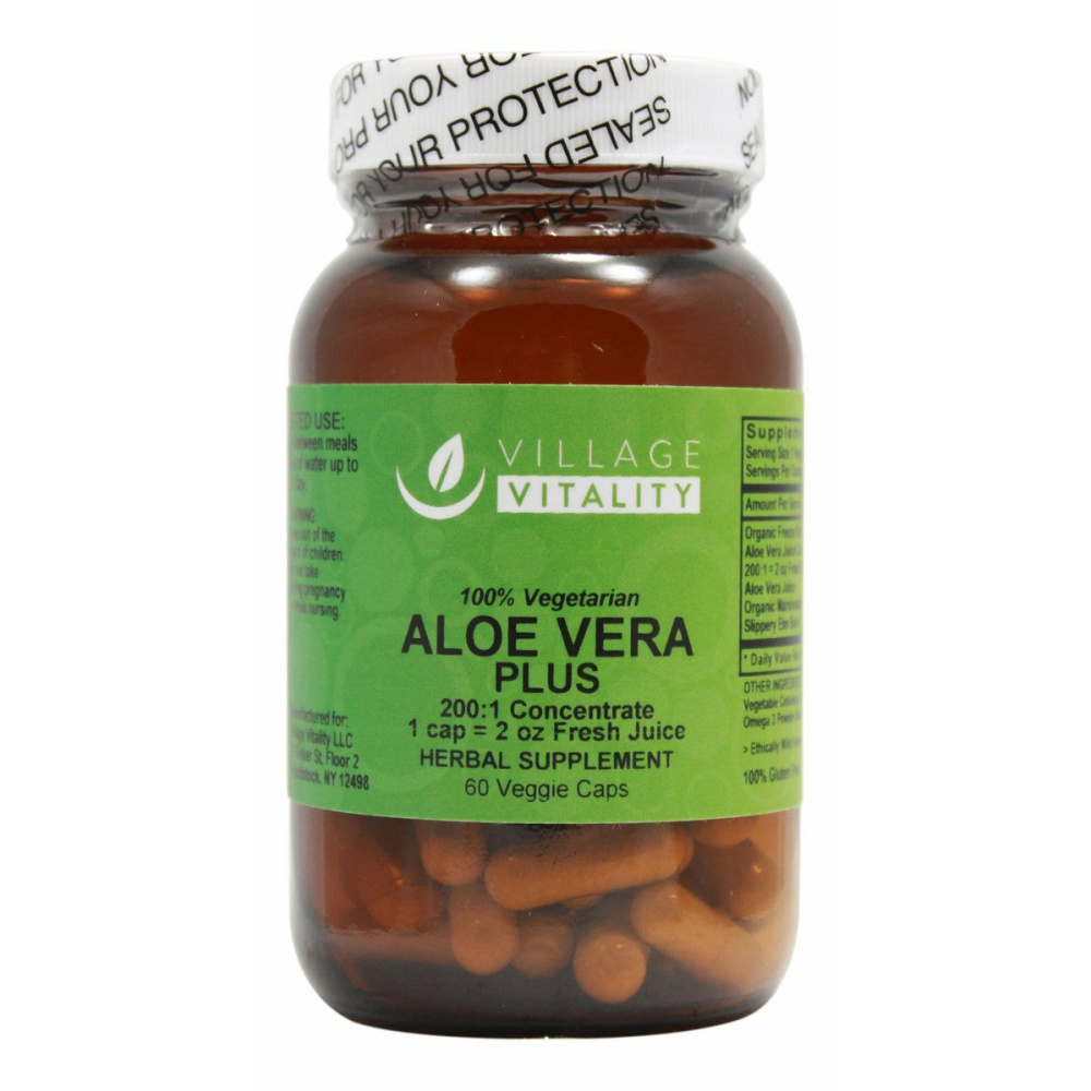 Aloe Vera Plus - 60 Capsules - Front