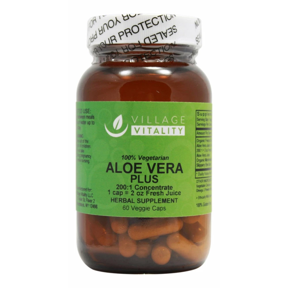 Aloe Vera Plus - 60 Capsules - Front