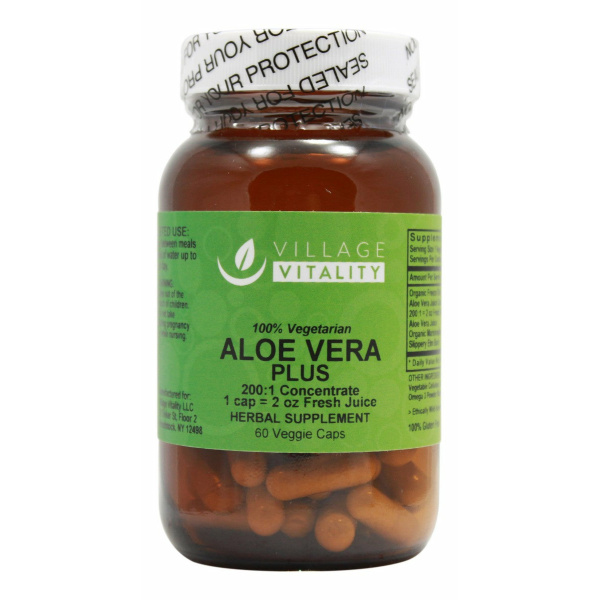 Aloe Vera Plus - 60 Capsules - Front
