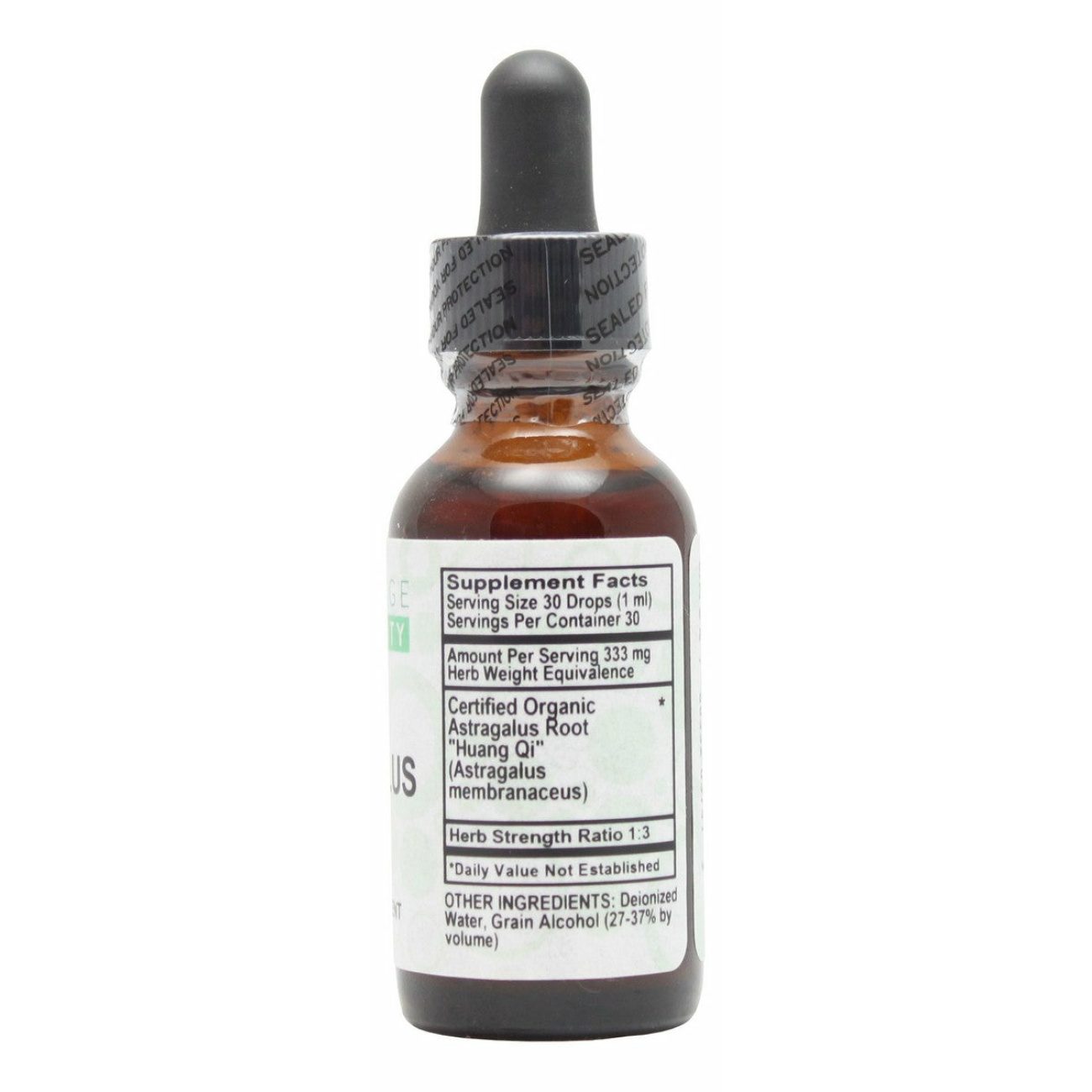 Ashwagandha - 1 oz Liquid - Supplement Facts