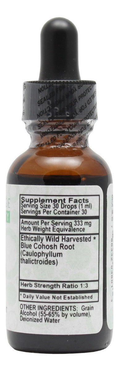 Blue Cohosh- 1 oz Liquid- Supplement Facts