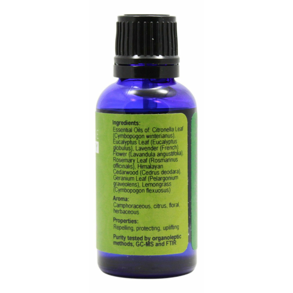 Bug Shield Essential Oil- 1 oz- Supplement Facts