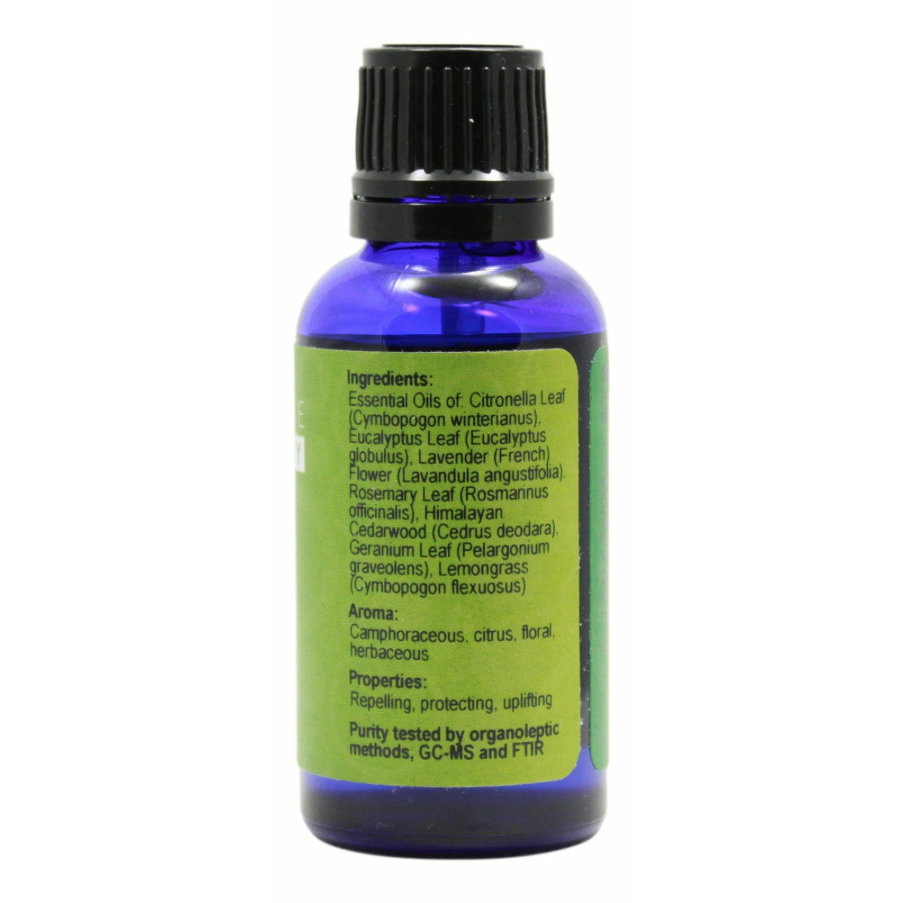 Bug Shield Essential Oil- 1 oz- Supplement Facts