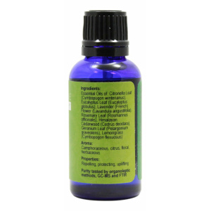 Bug Shield Essential Oil- 1 oz- Supplement Facts