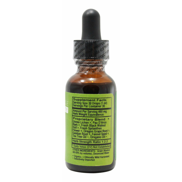 Candida Rescue - 1 oz Liquid - Supplement Facts