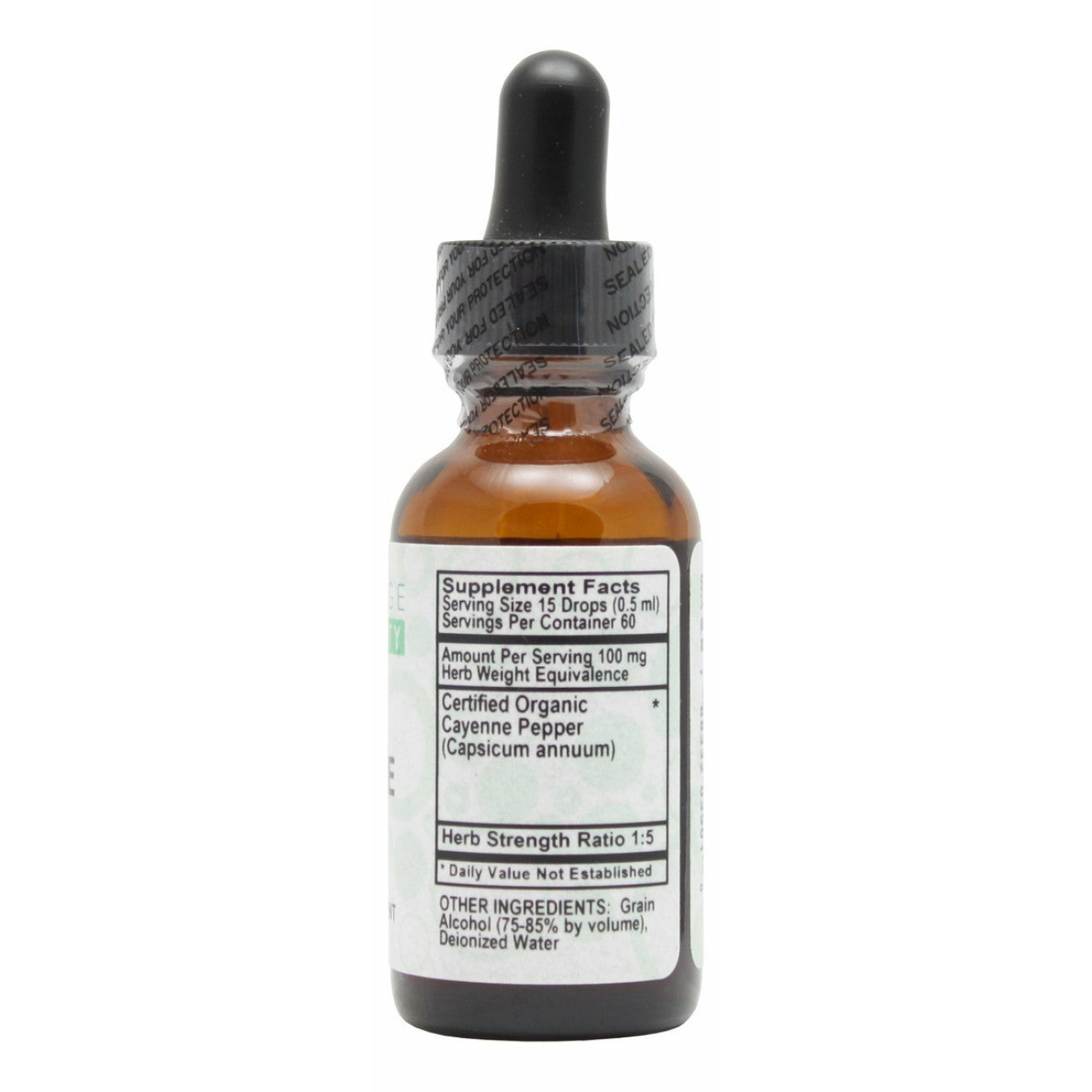 Cayenne - 1 oz Liquid - Supplement Facts