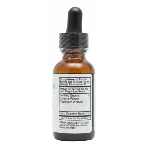 Cayenne - 1 oz Liquid - Supplement Facts