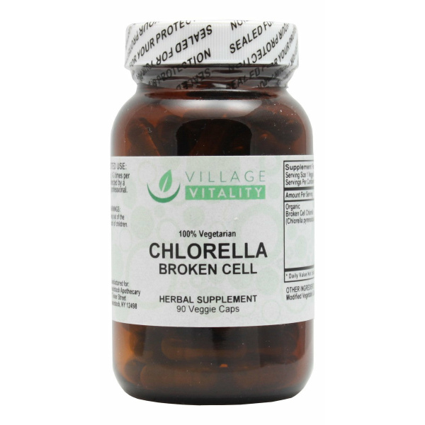 Chlorella (Broken Cell) - 90 Capsules - Front