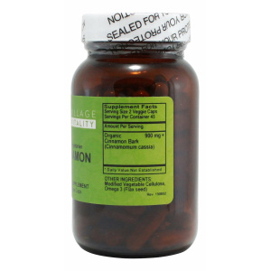 Cinammon - 90 Capsules - Supplement Facts