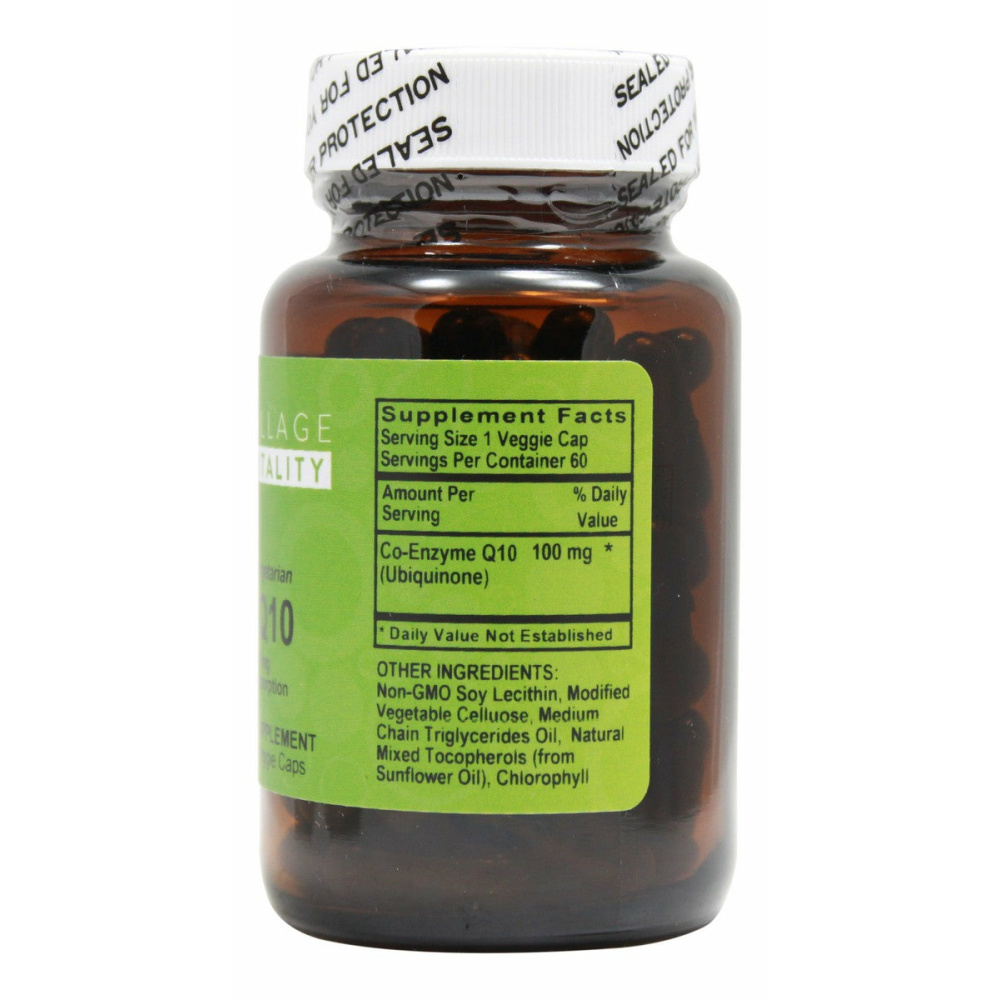 CoQ10 100mg - 60 Capsules - Supplement Facts