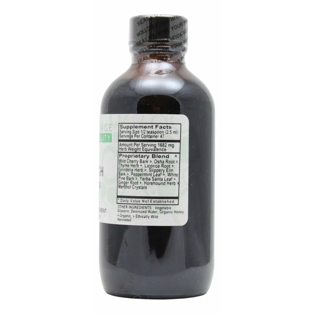 Cough Syrup - 4 oz Liquid - Supplement Facts