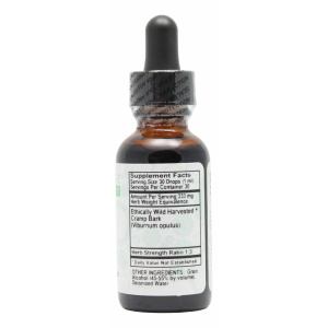 Cramp Bark - 1 oz Liquid - Supplement Facts
