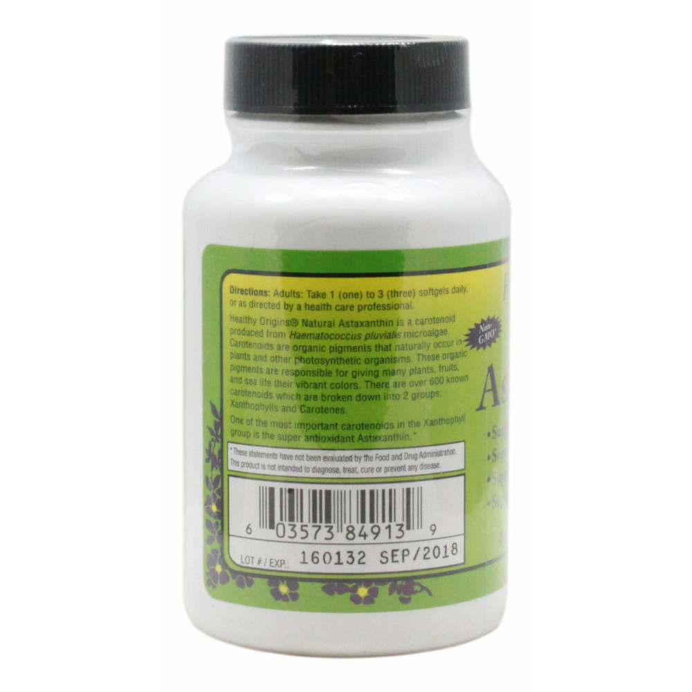 Astaxanthin 4 mg - 60 Softgels - Information
