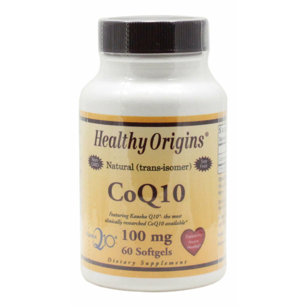 CoQ10 100 mg - 60 Softgels - Front