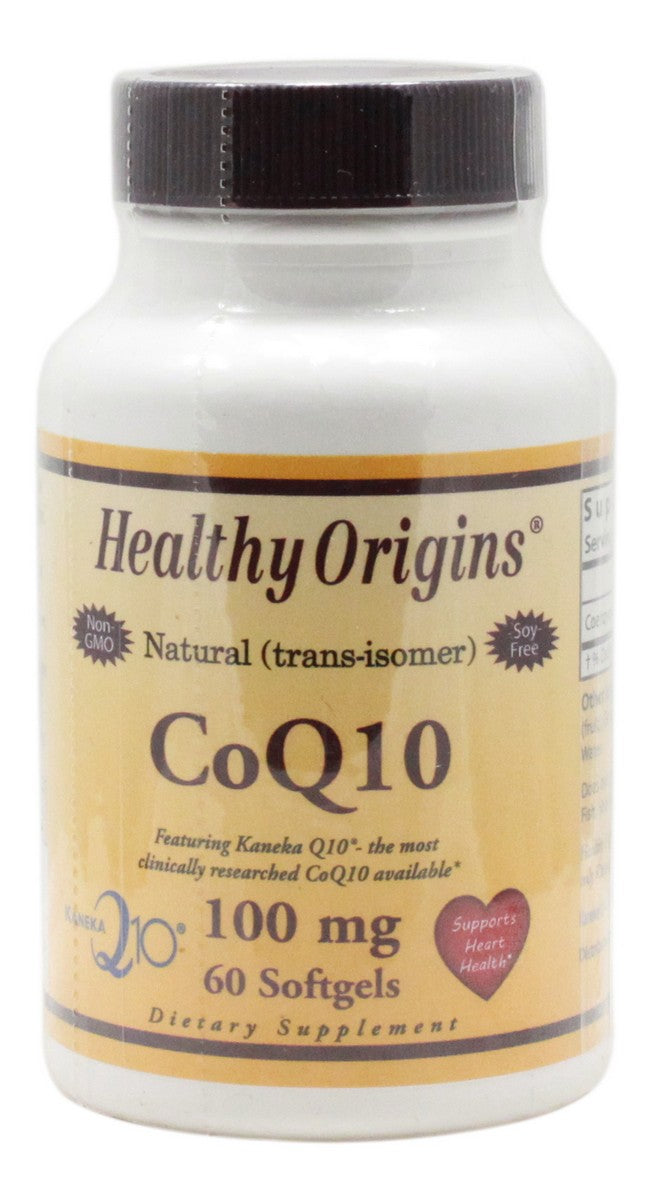 CoQ10 100 mg - 60 Softgels - Front