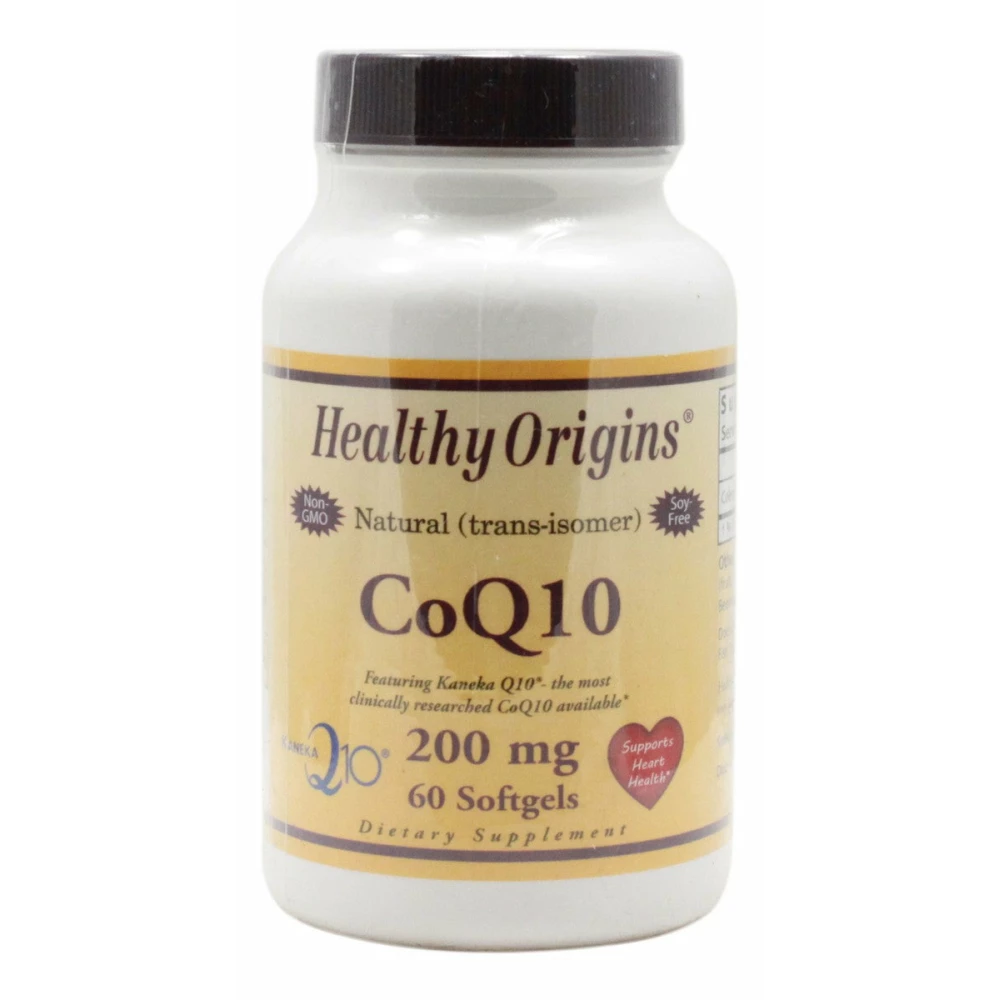 CoQ10 200 mg - 60 Softgels - Front
