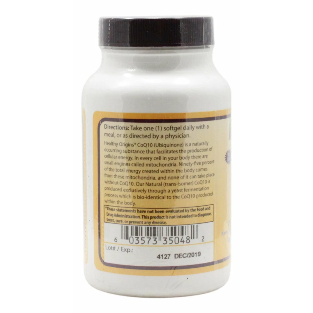 CoQ10 200 mg - 60 Softgels - Information