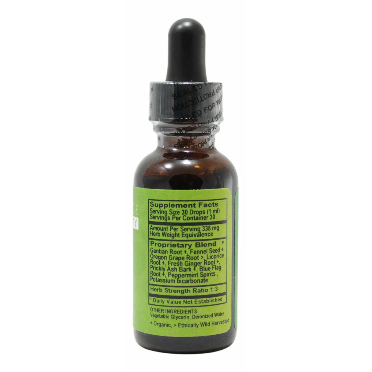 Digest-Ease Alcohol Free - 1 oz Liquid - Supplement Facts