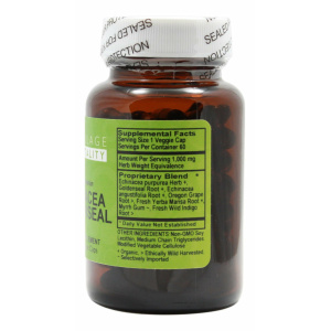 Echinacea Goldenseal - 60 Liquid Capsules - Supplement Facts