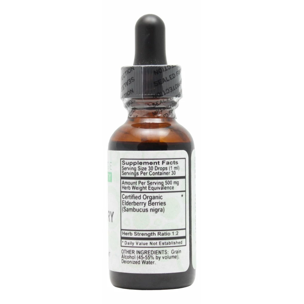 Elderberry - 1 oz Liquid - Supplement Facts