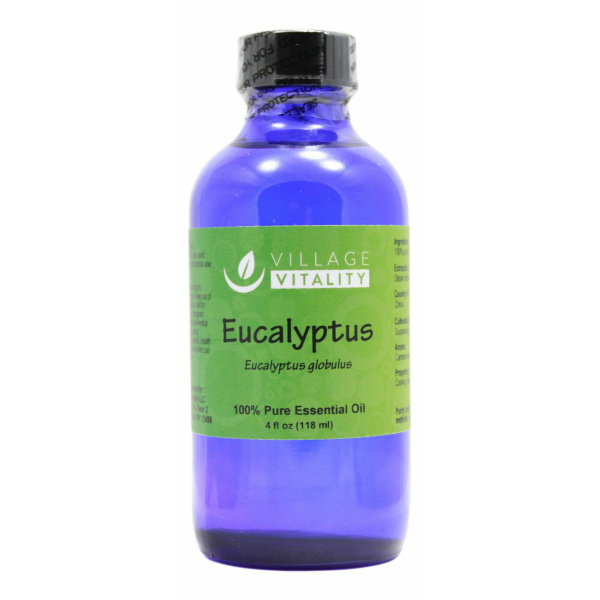 Eucalyptus Essential Oil - 4 oz Liquid - Front