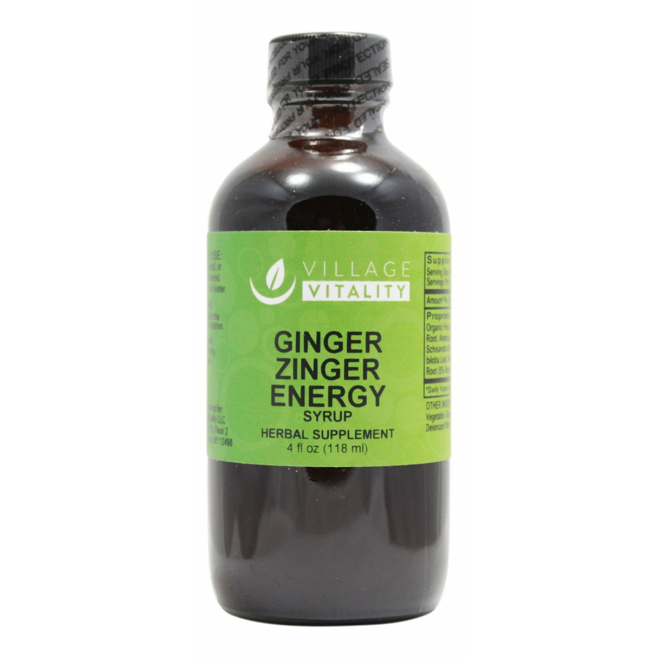 Ginger Zinger Energy Syrup