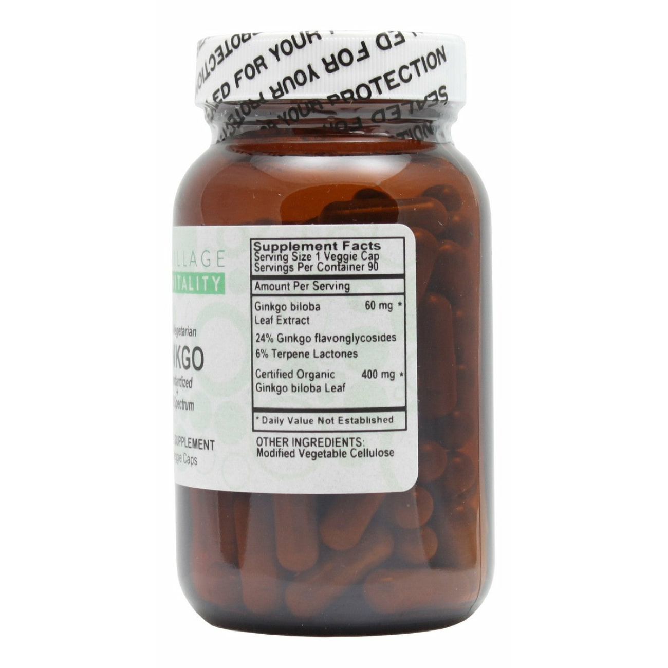 Ginkgo - 90 Capsules - Supplement Facts