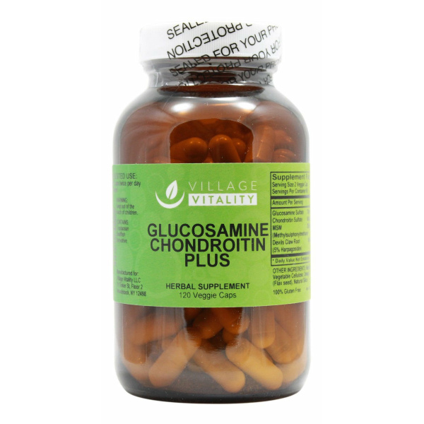 Glucosamine Chondroitin Plus - 120 Capsules - Front