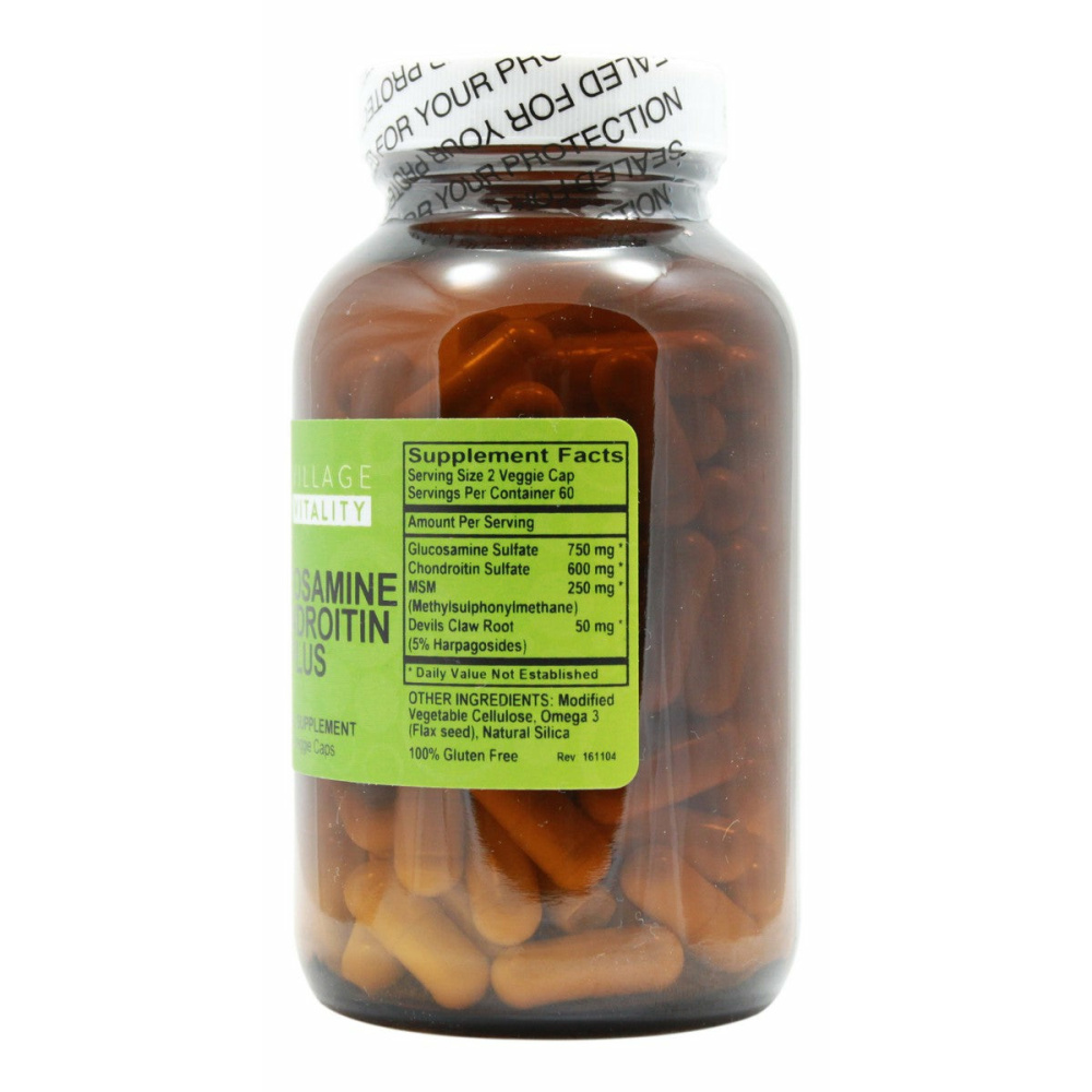Glucosamine Chondroitin Plus - 120 Capsules - Supplement Facts
