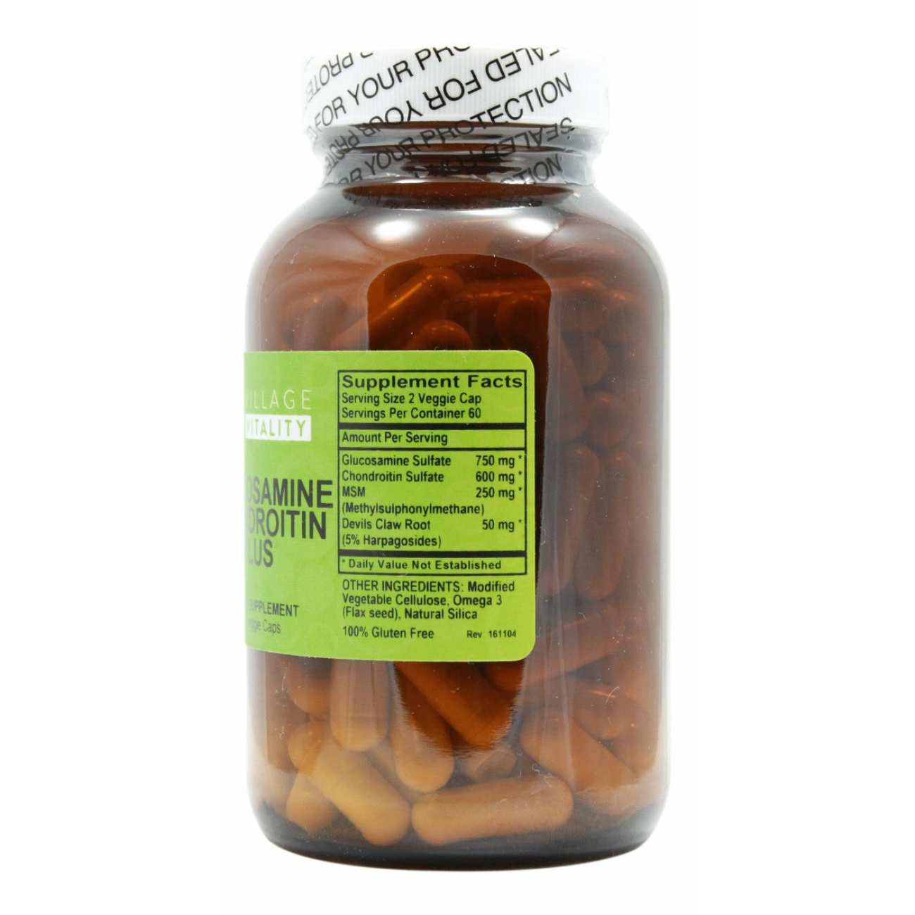 Glucosamine Chondroitin Plus - 120 Capsules - Supplement Facts