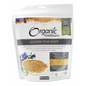Golden Flax Seeds - 16 oz - Front
