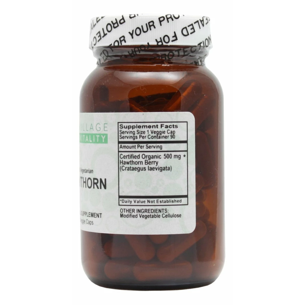 Hawthorn - 90 Capsules - Supplement Facts
