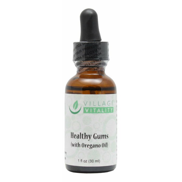 Healthy Gums (with Oregano Oil) - 1 oz - Front
