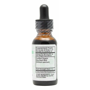 Holy Basil - 1 oz Liquid - Supplement Facts