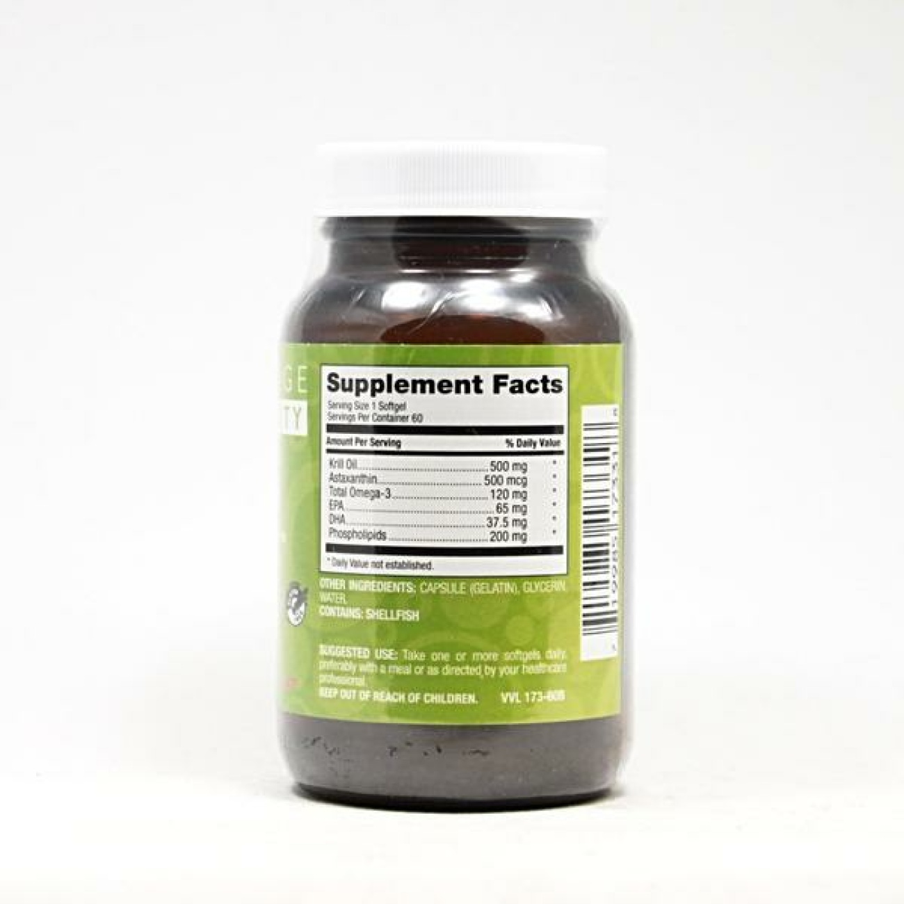 Krill Oil - 60 Softgels - Supplement Facts