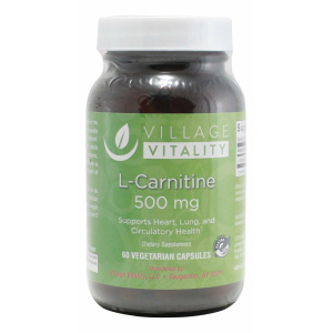 L-Carnitine 500 mg - 60 Capsules - Front
