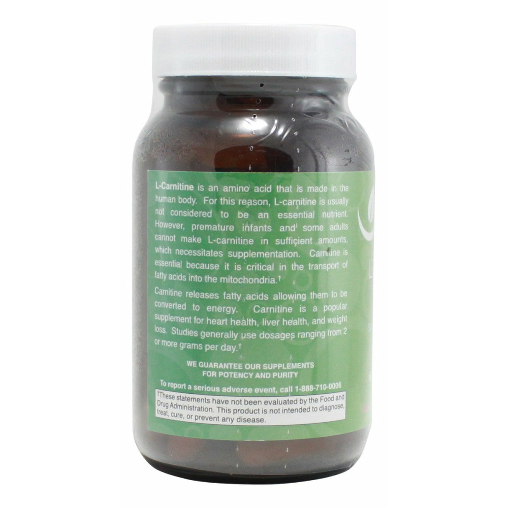 L-Carnitine 500 mg - 60 Capsules - Info