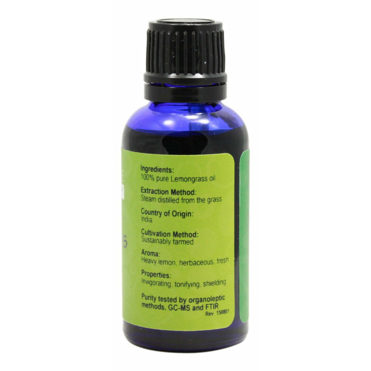 Lemongrass Essential Oil - 1 oz - Supplement Facts