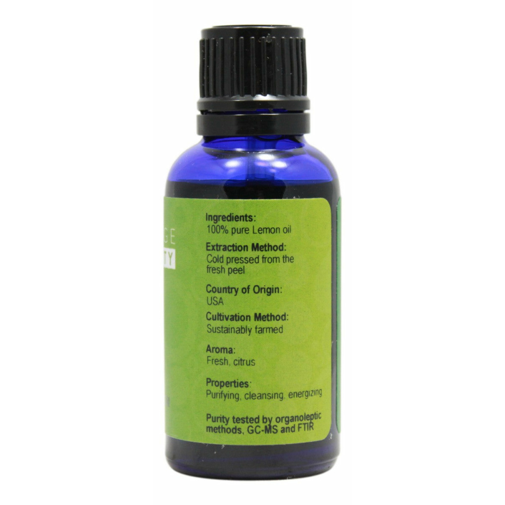 Lemon Essential Oil - 1 oz - Supplement Facts