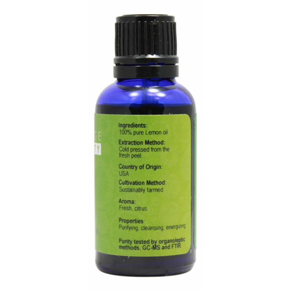 Lemon Essential Oil - 1 oz - Supplement Facts