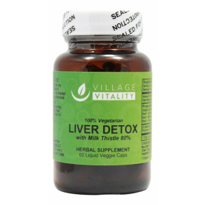Liver Detox with Milk Thistle 80% - 60 Capsules - Front