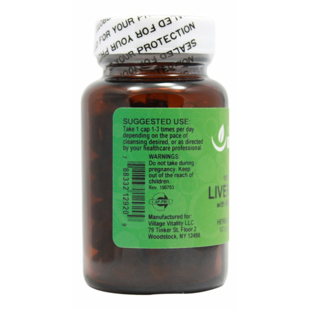 Liver Detox with Milk Thistle 80% - 60 Capsules - Info