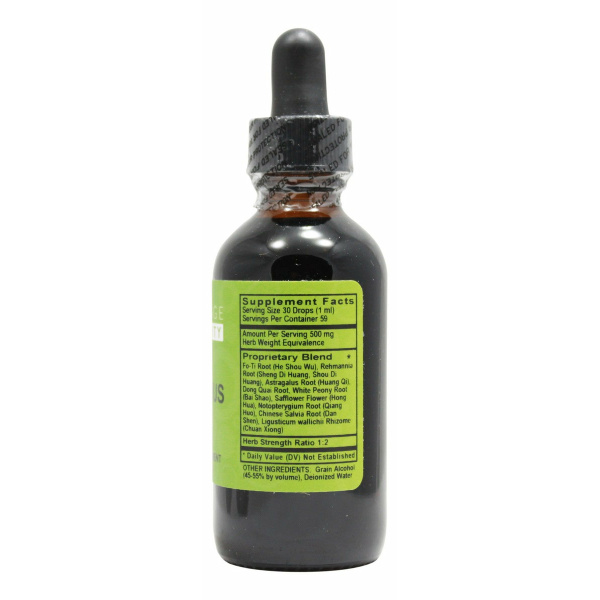 Lustrous Hair - 2 oz Liquid - Supplement Facts