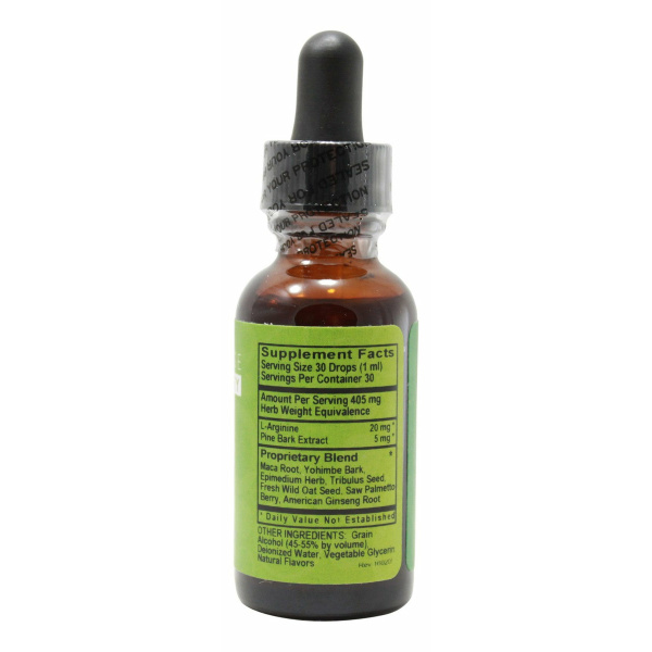 Male Virility - 1 oz Liquid - Supplement Facts